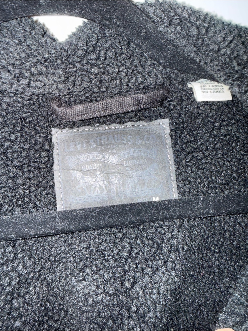 Levi's Black Sherpa-Lined Jacket - Picture 2 of 3